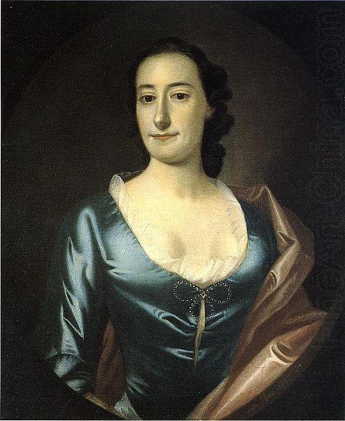 Jeremiah Theus Portrait of Elizabeth Prioleau Roupell china oil painting image